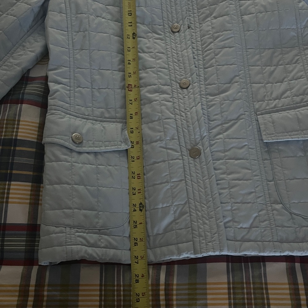 Max Mara Weekend Lightweight Blue Quilted Jacket - Picture 7 of 8